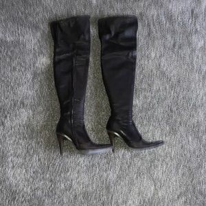 Steven by Steve Madden “Shakira” Brown Over the Knee Boots